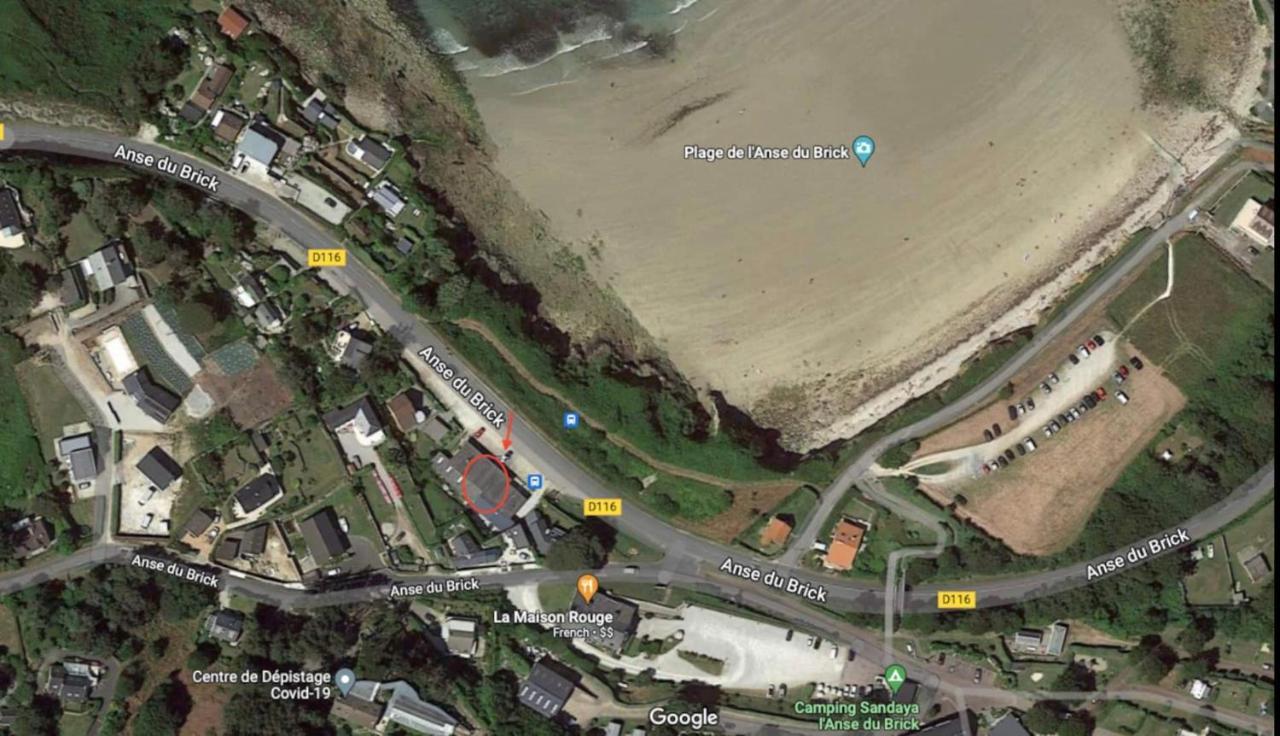 Au Petit Brick - Cosy Beachfront House Maupertus-sur-Mer Ngoại thất bức ảnh
